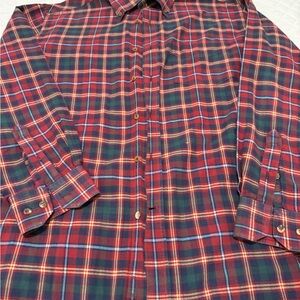 Tommy Hilfiger Red and Blue Checkered Shirt